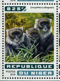 Monkeys Stamp Callicebus Personatus Leontopithecus Makikina S/S MNH #4617-4620