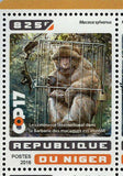 World Wildlife Stamp Animal Protection Macaca Sylvanus S/S MNH #4627-4630