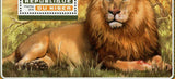Lions Stamp Panthera Leo Wild Animals Souvenir Sheet MNH #4616 / Bl.627