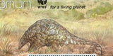 WWF Pangolin Stamp Smutsia Temminckii Souvenir Sheet MNH #6433 / Bl.737