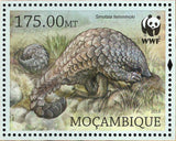 WWF Pangolin Stamp Smutsia Temminckii Souvenir Sheet MNH #6433 / Bl.737