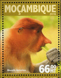 Monkeys Stamp Gorilla Pongo Abelii Nasalis Larvatus S/S MNH #8344-8347