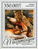 Big Cats Stamp Panthera Pardus Leo Nubica S/S MNH #8598 / Bl.1159