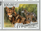 Endangered Animals Stamp Pongo Pygmaeus Canis Rufus S/S MNH #8759-8762