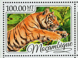 Tigers Stamp Panthera Tigris Wild Animal S/S MNH #8784-8787