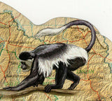 Primates Stamp Cercocebus Torquatus Souvenir Sheet MNH #1615