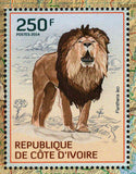 Lions Stamp Panthera Leo Wild Animal Souvenir Sheet MNH #1599