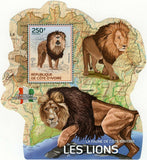 Lions Stamp Panthera Leo Wild Animal Souvenir Sheet MNH #1599