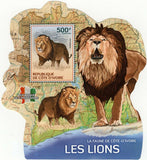 Lions Lions Stamp Panthera Leo Wild Animal Souvenir Sheet MNH #1601