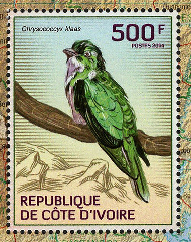 Cuckoos Stamp Birds Chrysococcyx Klaas S/S MNH #1546
