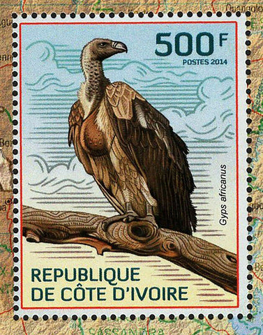 Endangered Species Stamp Gyps Africanus S/S MNH #1621