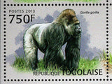 Gorillas Stamp Western Lowlands Gorilla Gorilla MNH #4896-4899