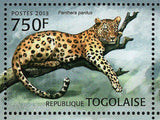 Leopards Stamp Panthera Pardus Wild Animal Souvenir Sheet MNH #4866-4869