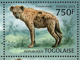 Hyena Stamp Tachetee Crocuta Crocuta Souvenir Sheet MNH #4871-4874