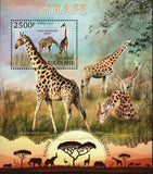 Giraffe Stamp Giraffa Camelopardalis Peralta Souvenir Sheet MNH #4835 / Bl.785