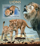Lions Stamp Panthera Leo Wild Animal Souvenir Sheet MNH #4865 / Bl.791