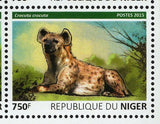 Hyenas Stamp Crocuta Crocuta Souvenir Sheet S/S MNH #3827-3830