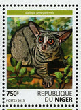 Primates Stamp Erythrocebus Patas Papio Anubis S/S MNH #3843-3846