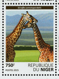 Giraffes Stamp Giraffa Camelopardalis Wild Animal S/S MNH #3823-3826
