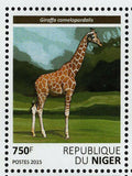 Giraffes Stamp Giraffa Camelopardalis Wild Animal S/S MNH #3823-3826