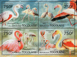 Flamingos Stamp Phoenicopterus Roseus Bird S/S MNH #4806-4809