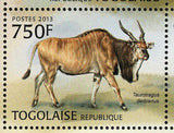 Bovid Species Stamp Western Africa Gazella Dorcas S/S MNH #4826-4829