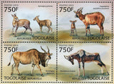 Bovid Species Stamp Western Africa Gazella Dorcas S/S MNH #4826-4829