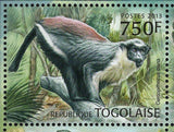 Primates of West Africa Stamp Chlorocebus Sabaeus S/S MNH #4891-4894