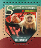 Year of Monkey Stamp Macaca Mulatta Simia Sciureus S/S MNH #6430-6433