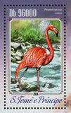 Flamingos Stamp Phoenicopterus Roseus Ruber S/S MNH #5814 / Bl.1018