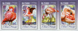 Flamingos Stamp Phoenicoreptus Andinus Minor Jamesi S/S MNH #5810-5813
