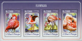 Flamingos Stamp Phoenicoreptus Andinus Minor Jamesi S/S MNH #5810-5813