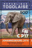 Wildlife Stamp Johannesburg Loxodonta Africana S/S MNH #7809-7812