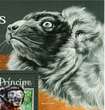Endangered Animals Varecia Rubra Pongo Pygmaeus S/S MNH #6655 / Bl.1180