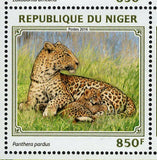 Big African Animals Stamp Loxodonta Africana Panthera Pardus S/S MNH #4562-4565