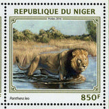Big African Animals Stamp Loxodonta Africana Panthera Pardus S/S MNH #4562-4565