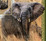 Big African Animals Diceros Bicornis Panthera Pardus S/S MNH #4566 / Bl.617