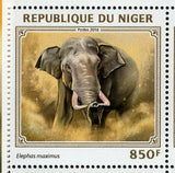 Elephants Stamp Elephas Maximus Loxodonta Cyclotis S/S MNH #4557-4560