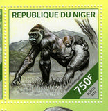 Gorillas Stamp Gorilla Beringei Graueri Souvenir Sheet MNH #2875-2878