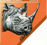 Rhinoceros Stamp Diceros Bicornis Rhinoceros Sondaicus S/S MNH #2825-2828