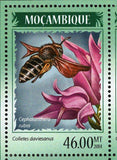 Bees Stamp Colletes Daviesanus Xylocopa Valga S/S MNH #7250-7253