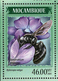 Bees Stamp Colletes Daviesanus Xylocopa Valga S/S MNH #7250-7253