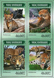 Jaguars Stamp Panthera Onca Souvenir Sheet MNH #7365-7368