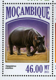 African Fauna Stamp Hippopotamus Amphibius Panthera Pardus S/S MNH #6822-6825
