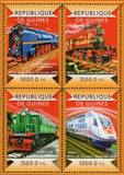 Russian Trains Stamp TEP 70 BS Allegro Taran Golden Eagle S/S MNH #11012-11015