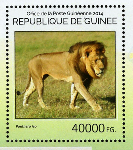 Lions Stamp Panthera Leo Wild Animal Souvenir Sheet MNH #10706 / Bl.2436