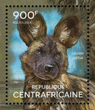 Wild Dogs Stamp Lycaon Pictus Souvenir Sheet MNH #5195-5198