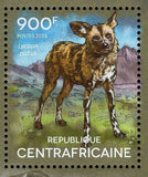 Wild Dogs Stamp Lycaon Pictus Souvenir Sheet MNH #5195-5198