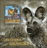 Wild Dogs Stamp Lycaon Pictus Souvenir Sheet MNH #5199 / Bl.1252