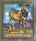 Wild Dogs Stamp Lycaon Pictus Souvenir Sheet MNH #5199 / Bl.1252